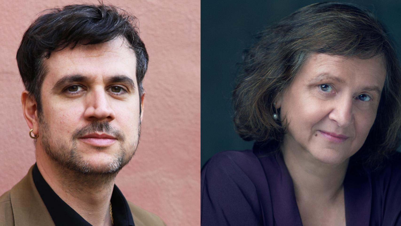 Los escritores Pau Luque y Clara Obligado.