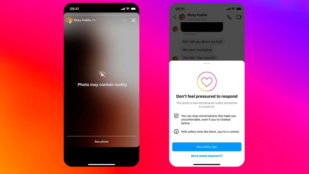 Así se desenfocará la imagen del desnudo en Instagram