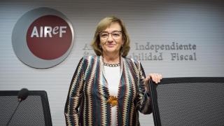 La presidenta de la Autoridad Independiente de Responsabilidad Fiscal (AIReF), Cristina Herrero, en una imagen de archivo.
