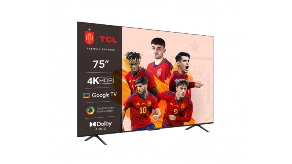 El televisor TCL 75P635 que vende Carrefour.