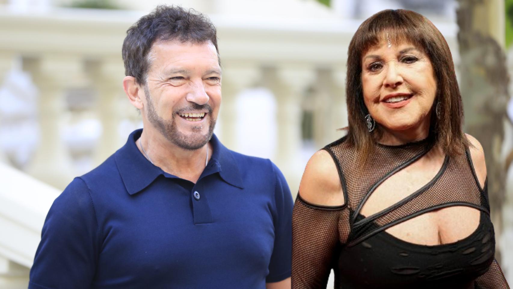 Antonio Banderas y Loles León.