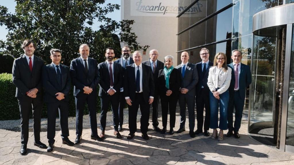 Visita del ministro Jordi Hereu a Incarlopsa en Tarancón.