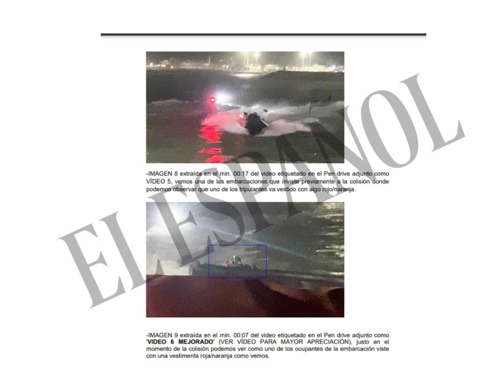 Análisis pericial de las grabaciones de la noche de los hechos.