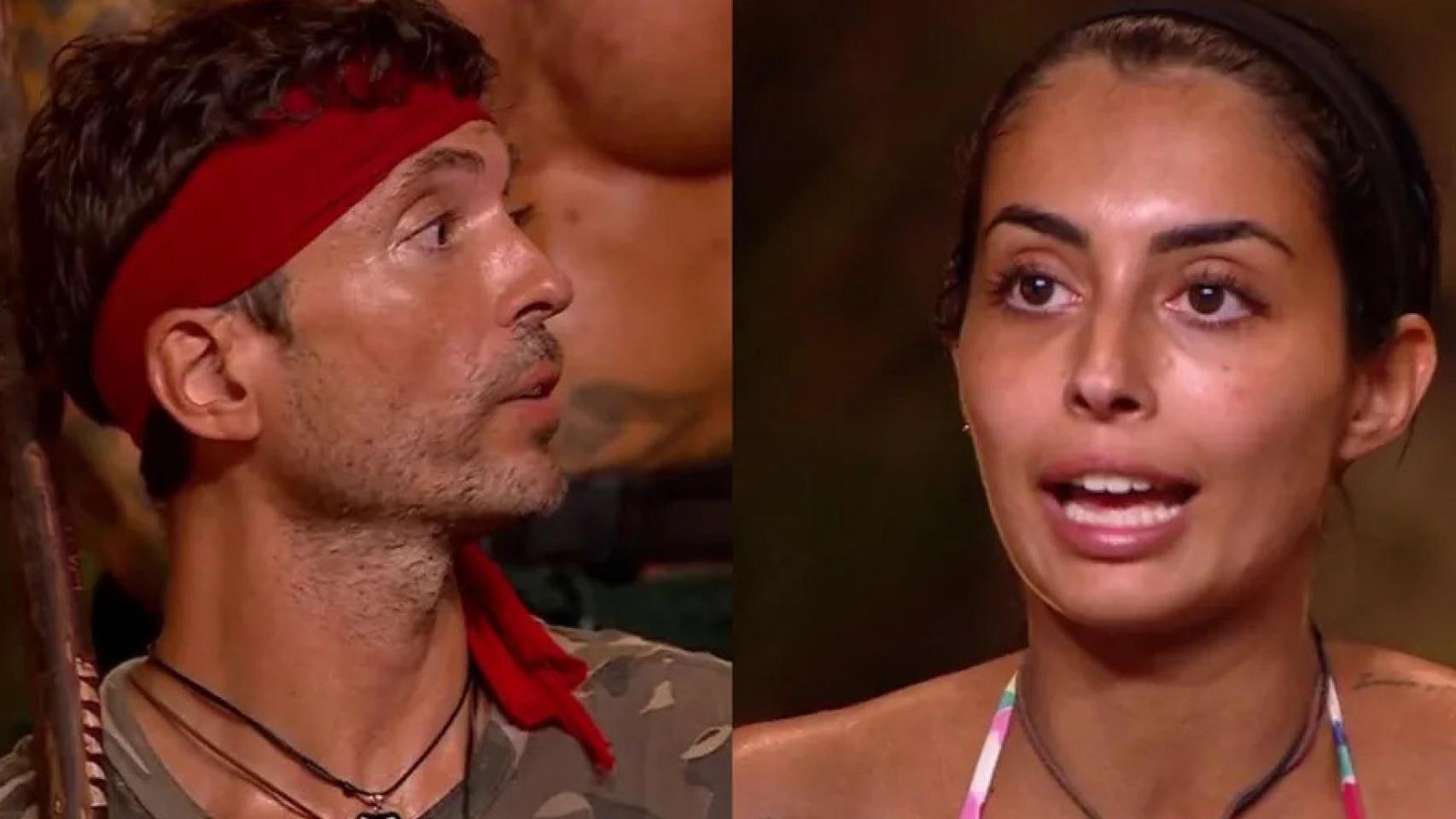 Ángel Cristo Jr. y Marieta en 'Supervivientes'.