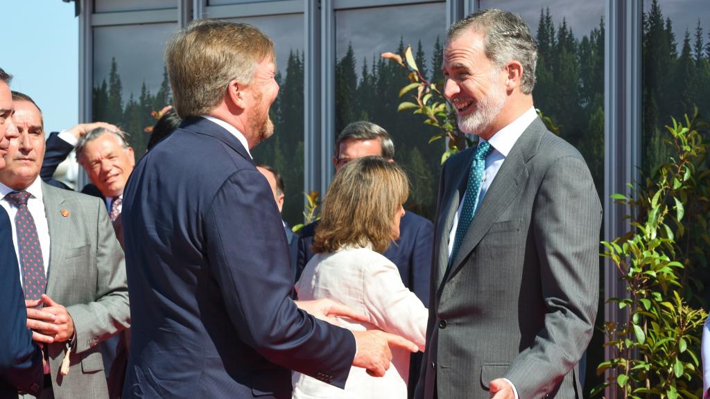 Felipe VI y Guillermo en un acto en España en junio de 2023.