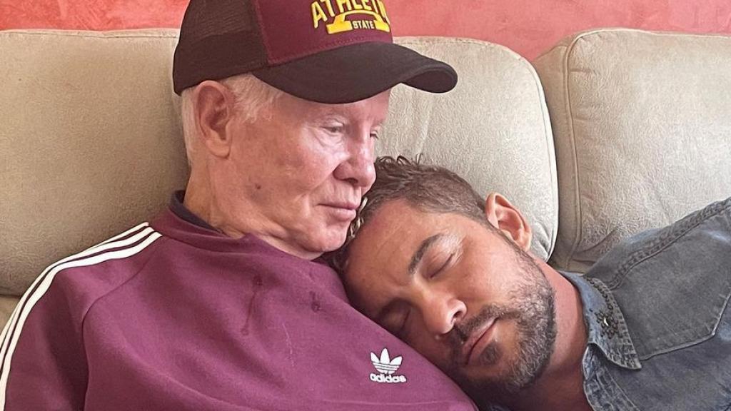 David Bisbal junto a su padre en una imagen de sus redes sociales.