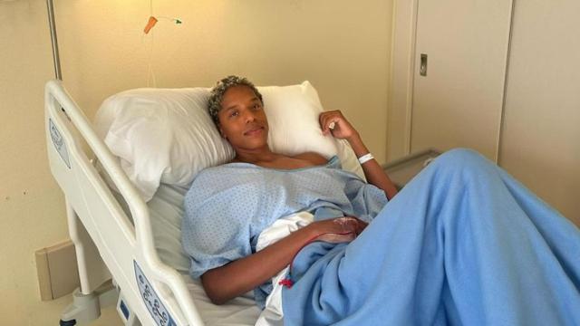 Yulimar Rojas, recién operada.