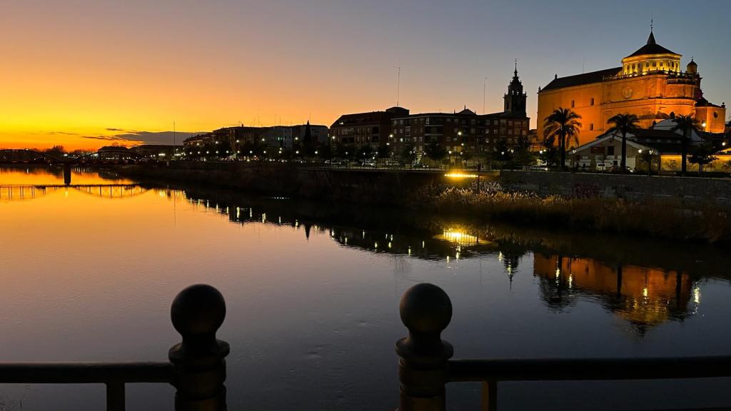 El río Tajo a su paso por la localidad toledana de Talavera de la Reina. Foto: E.C.G.