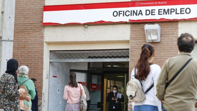 Imagen de archivo de una oficina del SEPE en Madrid.