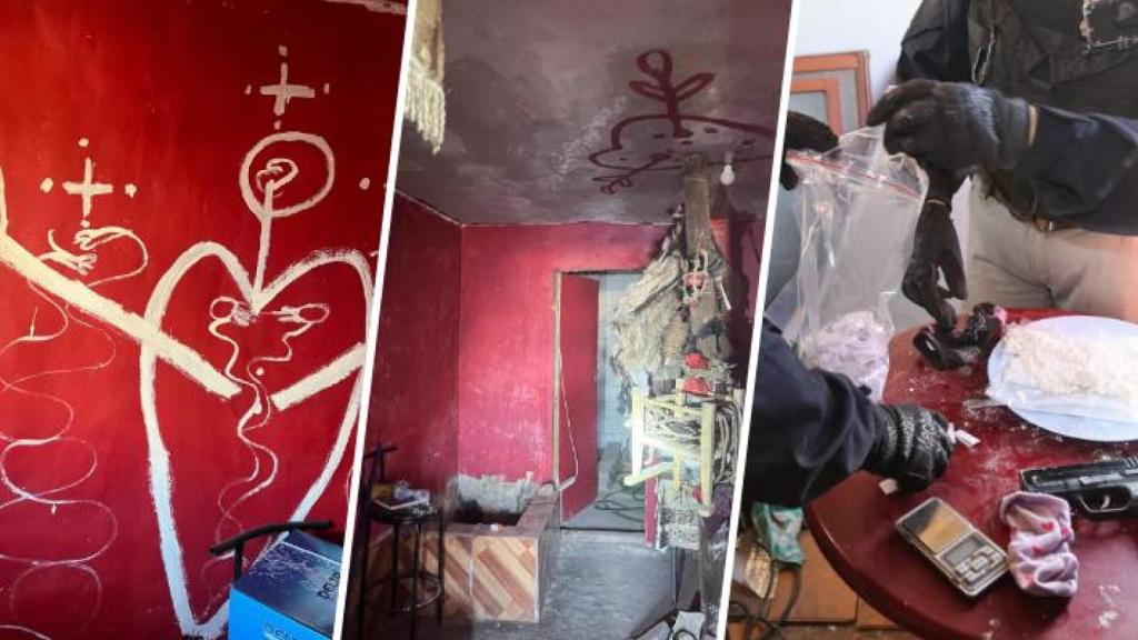 Manifestaciones de magia negra de Los Trinitarios, banda narcotraficante de mayoría dominicana, en Santiago de Chile.