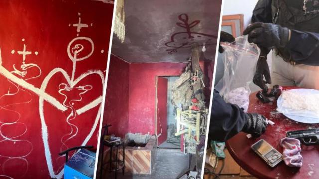 Manifestaciones de magia negra de Los Trinitarios, banda narcotraficante de mayoría dominicana, en Santiago de Chile.