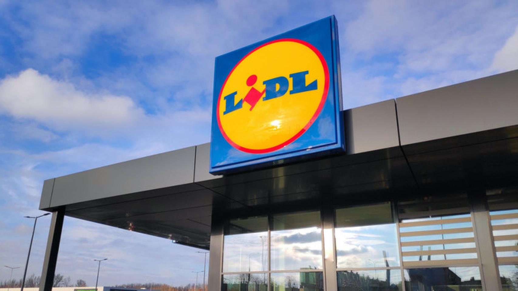 Fachada de un supermercado Lidl.