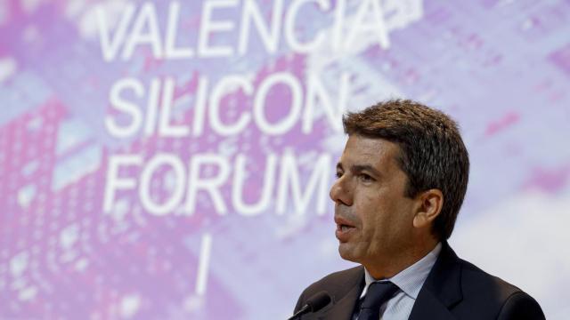 Carlos Mazón, durante la presentación del Valencia Silicon Cluster.