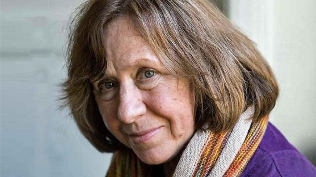 La escritora Svetlana Aleksievich