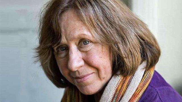 La escritora Svetlana Aleksievich