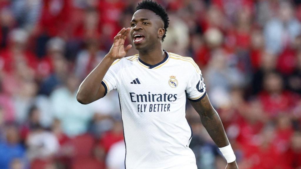 Vinicius, frente al Mallorca.