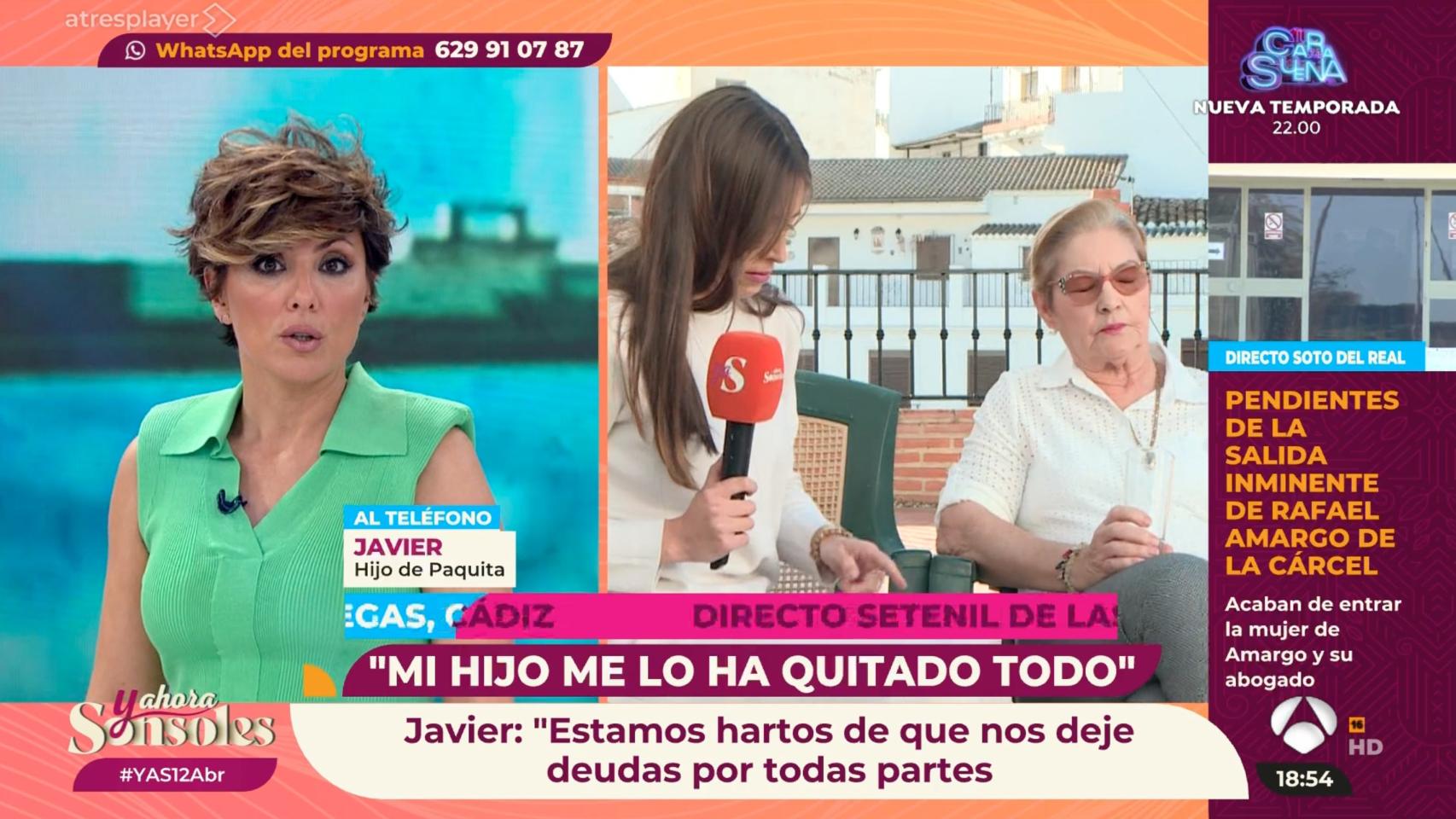 'Y ahora, Sonsoles'.