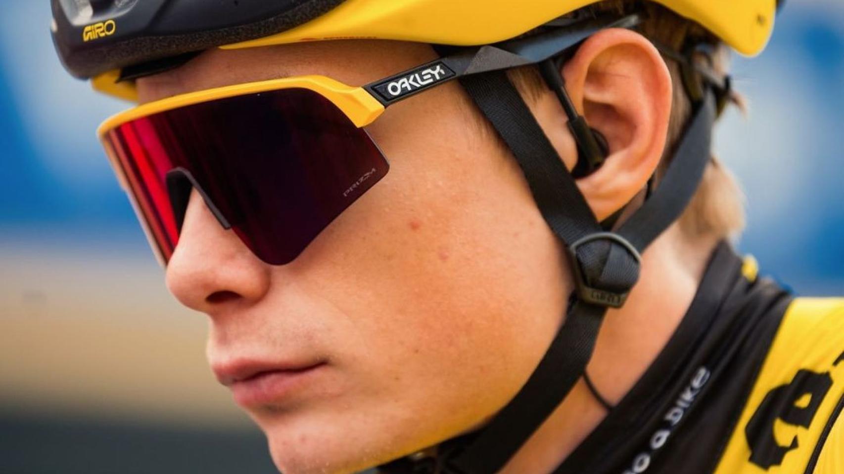 Jonas Vingegaard antes de una carrera con Visma Lease a Bike