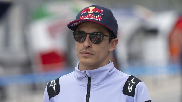 Marc Márquez, en el paddock de MotoGP