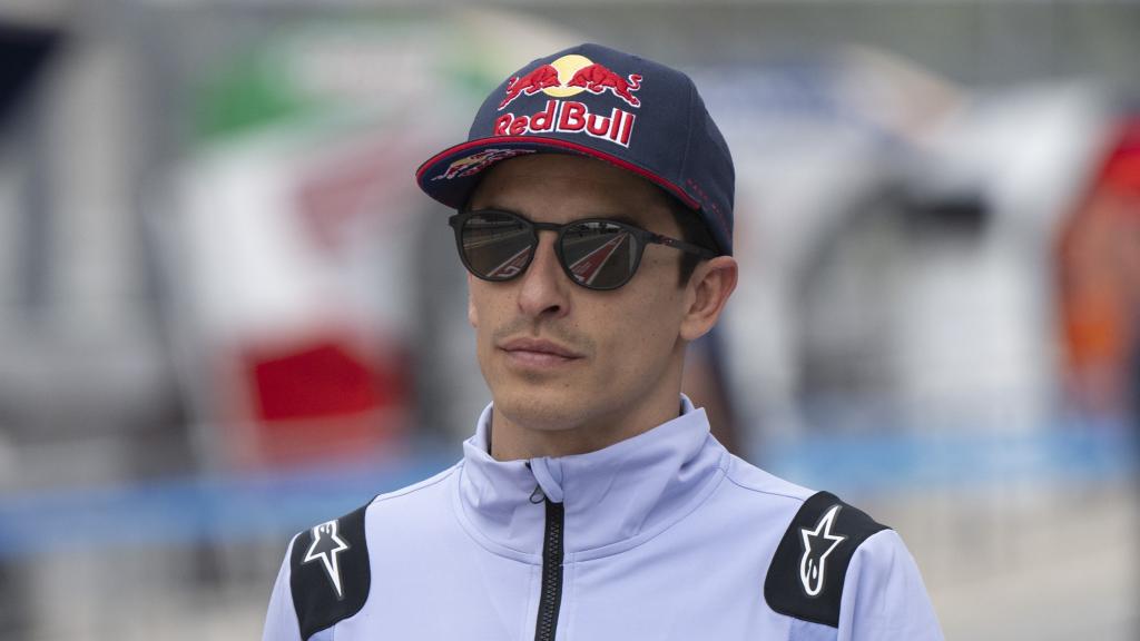Marc Márquez, en el paddock de MotoGP