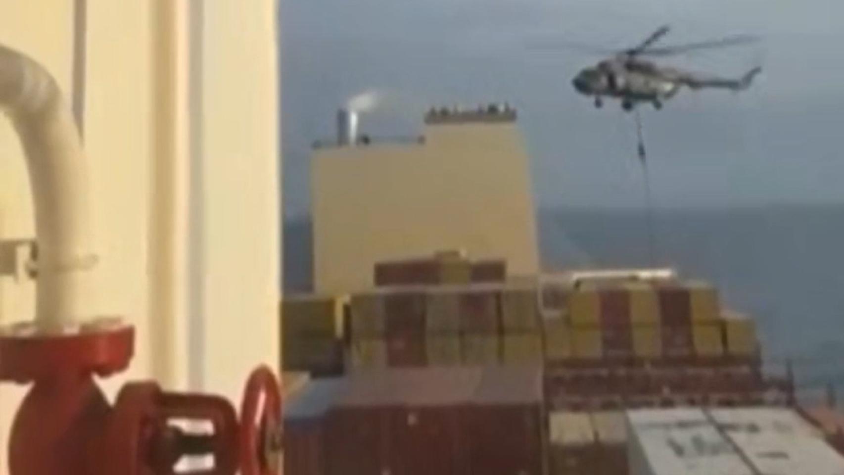 Tropas especiales iraníes abordan un barco portugués vinculado a un empresario israelí