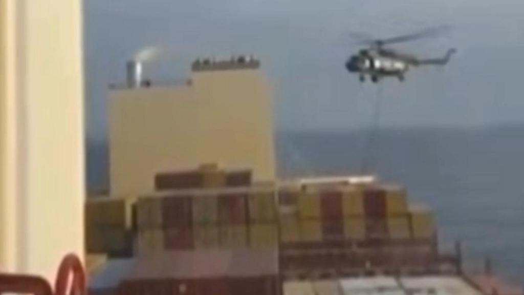 Irán captura un barco portugués de propieda israelí.