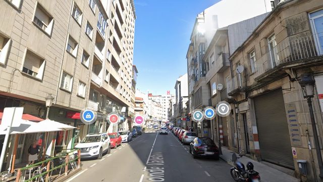 Calle Conde Vallellano de O Carballiño.