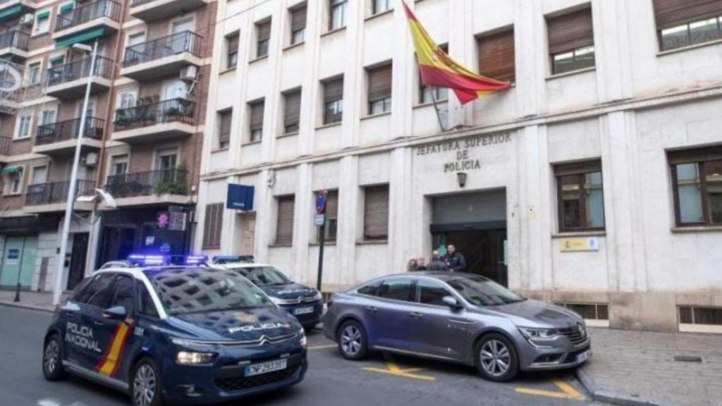 La sede de la Jefatura Superior de Policía en Murcia.