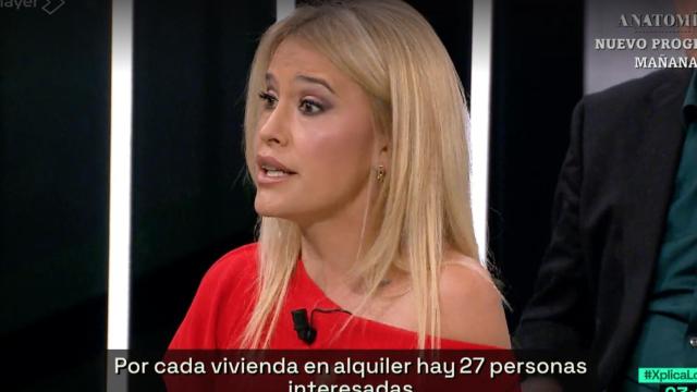 Afra Blanco, durante el debate de 'laSexta Xplica'.