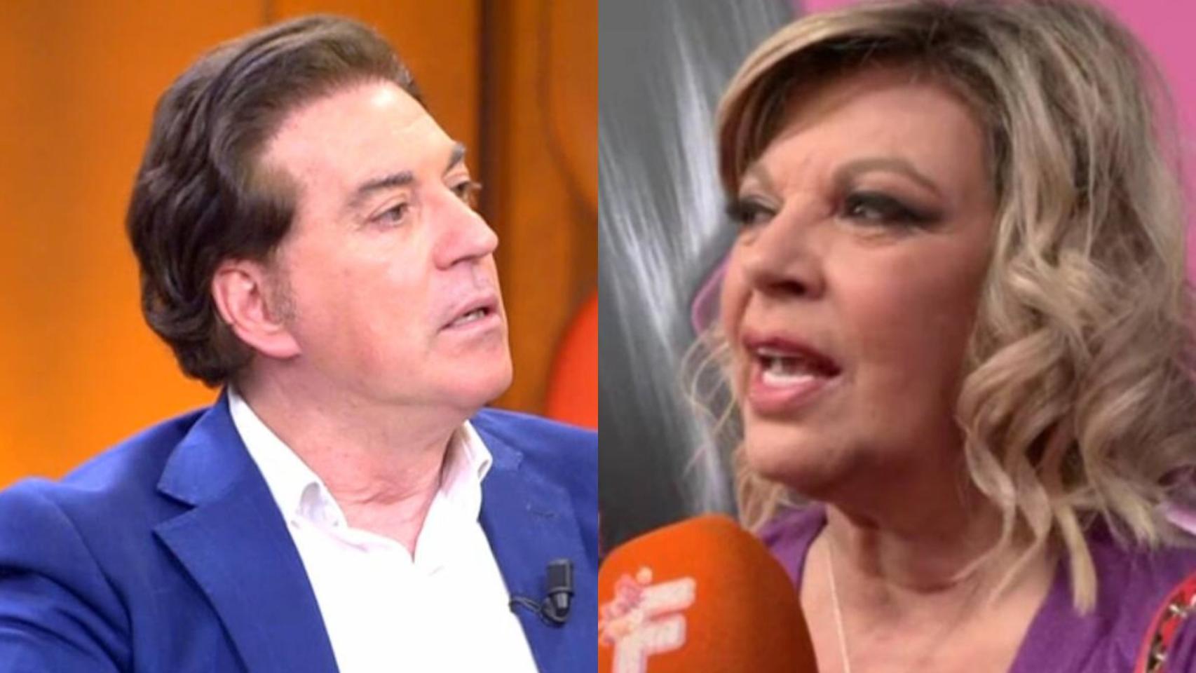 Pipi Estrada y Terelu Campos en 'Fiesta'.