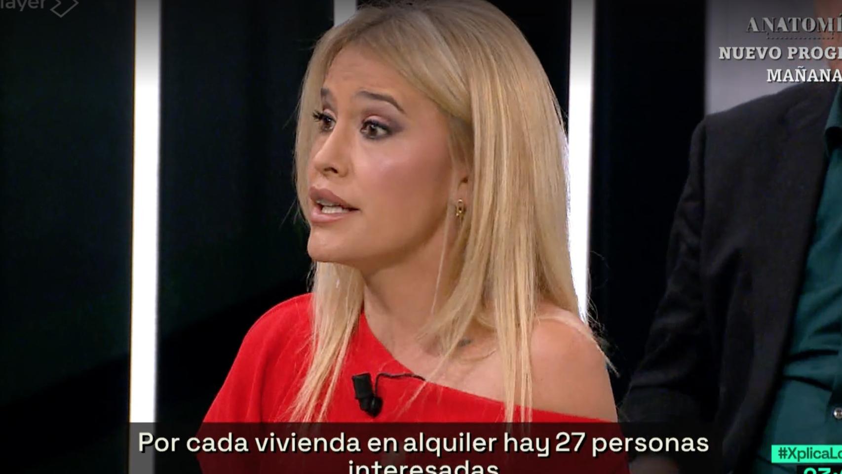 Afra Blanco, durante el debate de 'laSexta Xplica'.