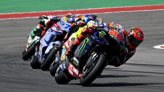 Quartararo, durante el GP de las Américas.