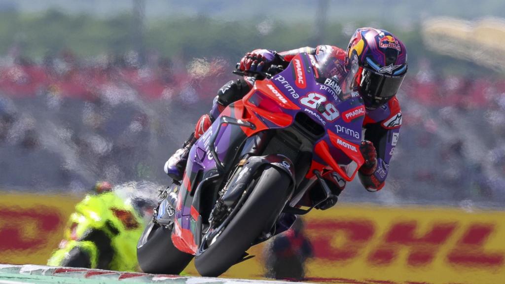Jorge Martín, durante el GP de Las Américas.