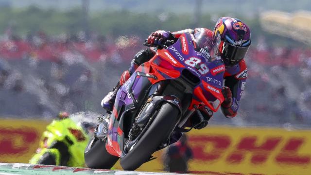 Jorge Martín, durante el GP de Las Américas.