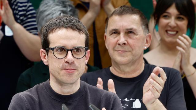 Pello Otxandiano y Arnaldo Otegi.