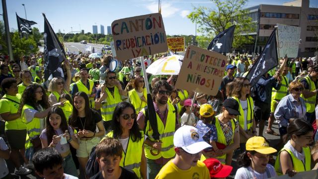Imagen de la manifestación contra el cantón de Montecarmelo.