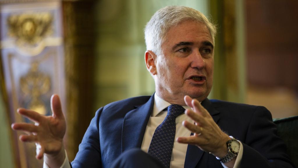 El embajador brasileño, Orlando Leite Ribeiro, en entrevista con EL ESPAÑOL.