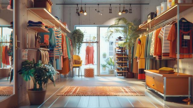 Imagen de una tienda de ropa