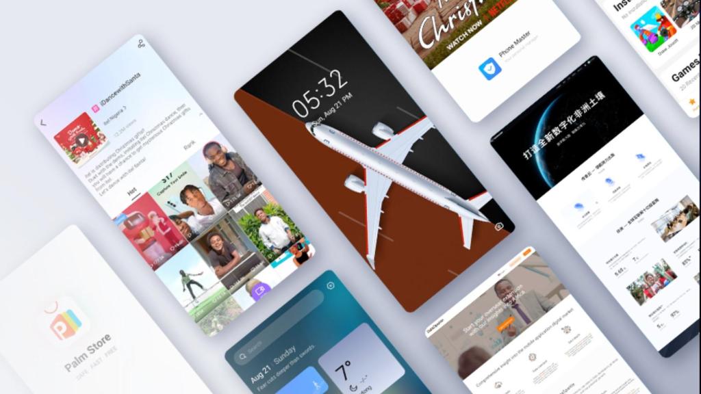 Interfaz de Android creada por Transsion