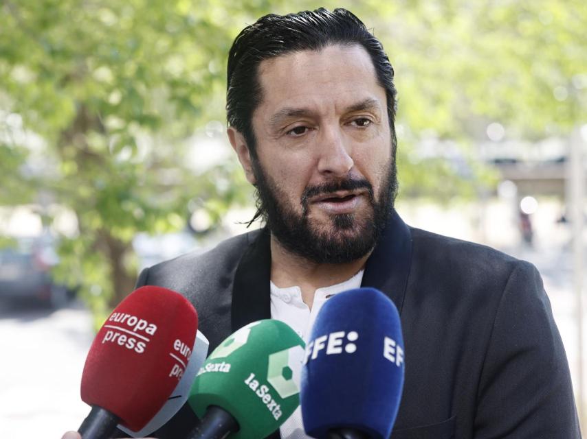 Amargo, a su llegada los juzgados, este lunes, día 15.