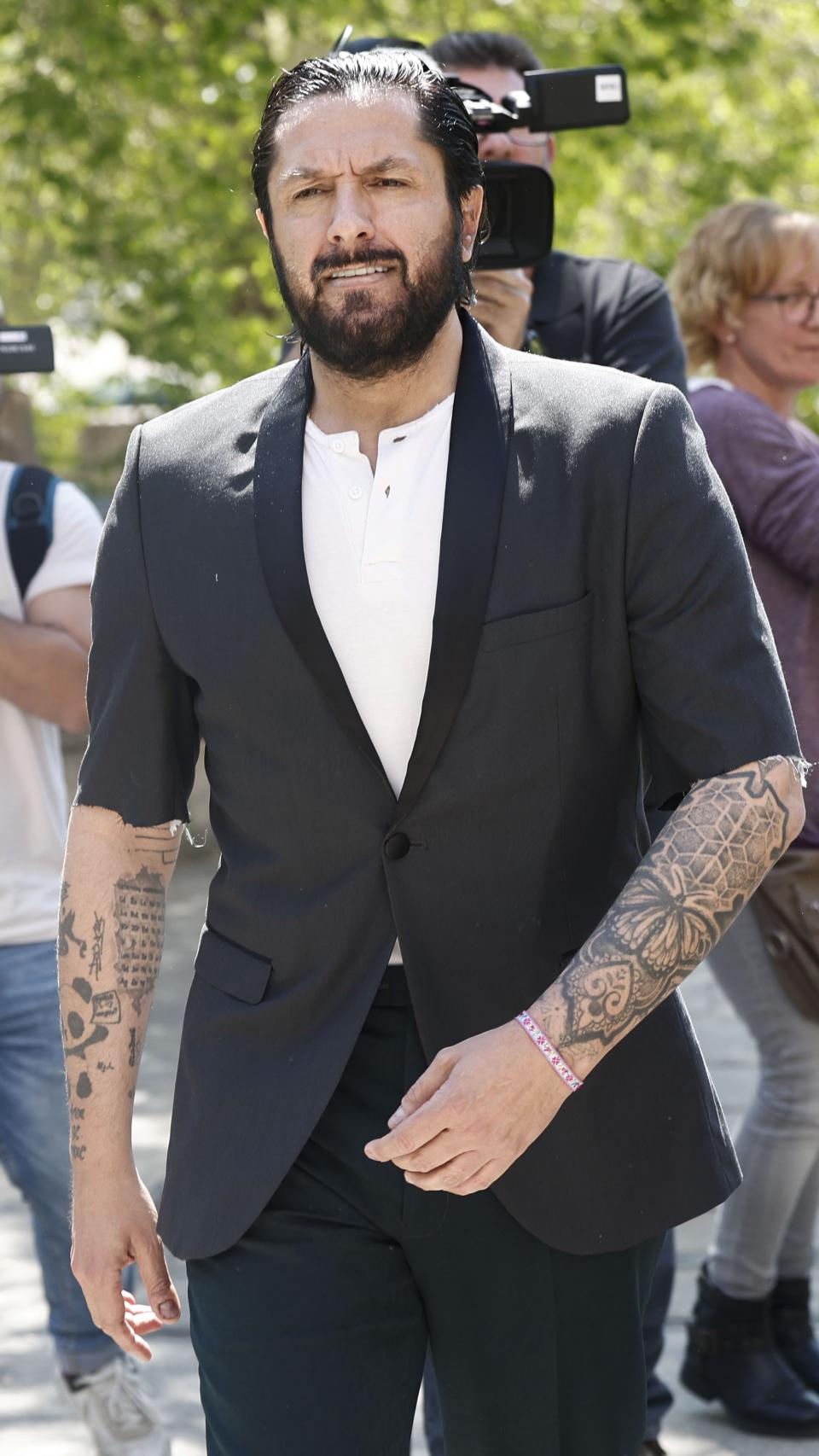 Rafael Amargo, este lunes, en una fotografía llegando a los juzgados.
