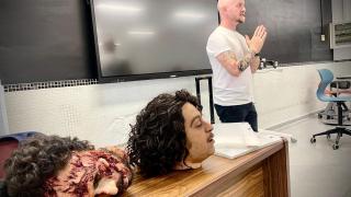 David Ambait en la 'masterclass' que dio en Málaga.