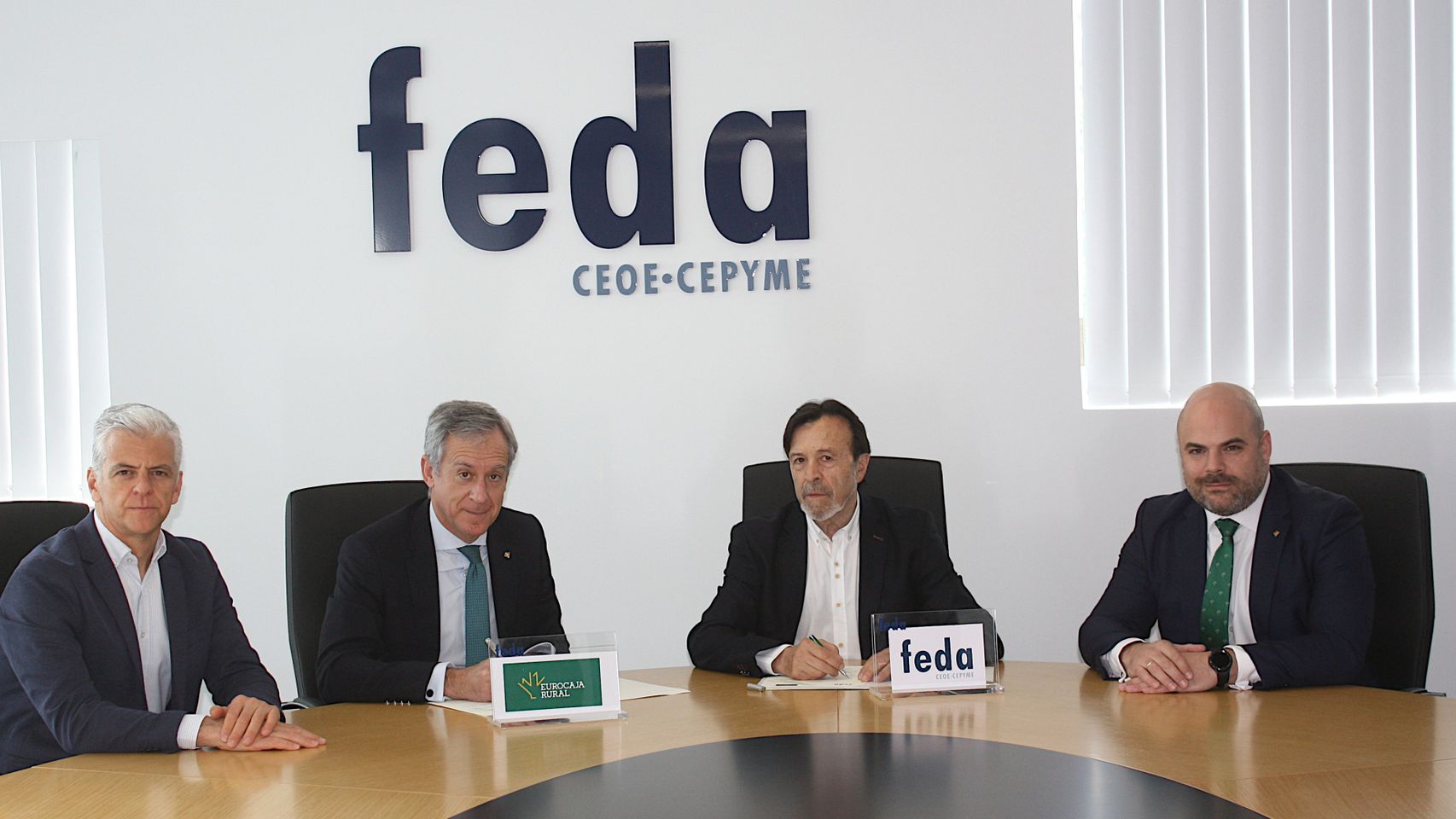 Eurocaja Rural y FEDA renuevan su tradicional convenio de colaboración.