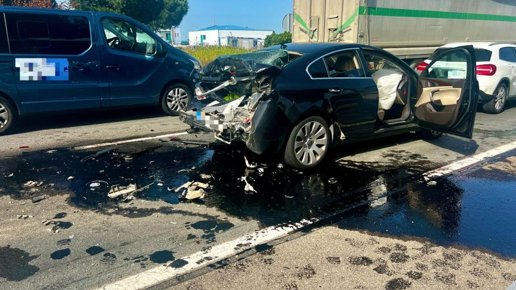 Accidente de tráfico en Carbajosa de la Sagrada