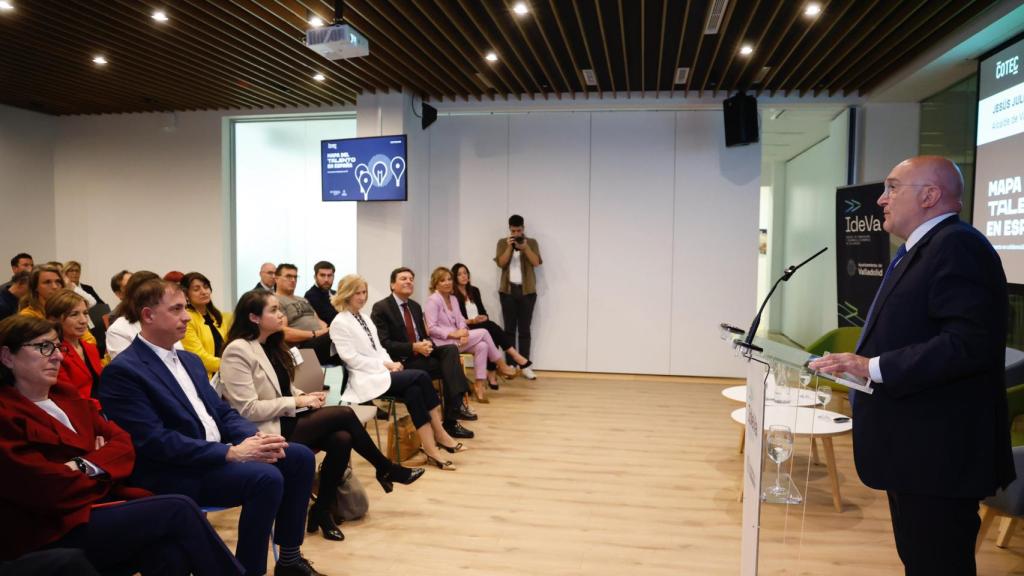Carnero en la presentación del mapa del talento