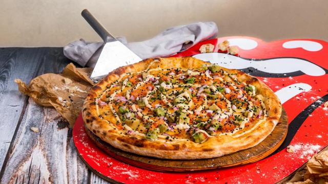 La pizza 'Rolling' del restaurante.