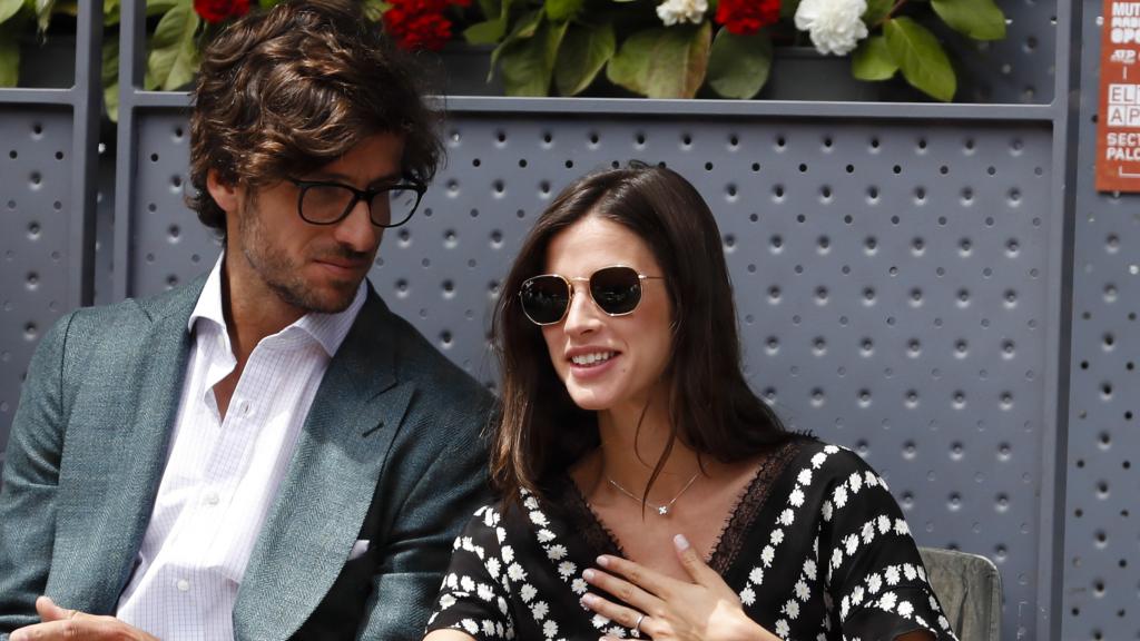 Sandra Gago y Feliciano López en mayo de 2019, meses antes de su boda.