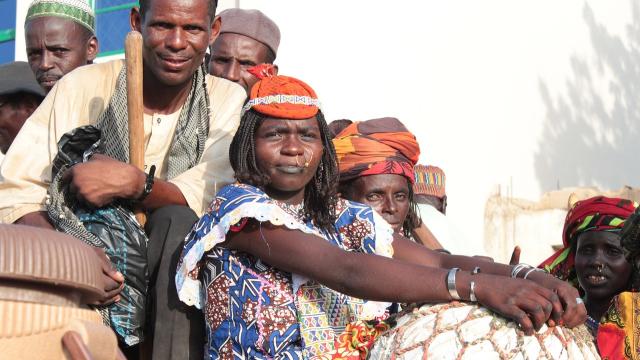 Imagen de archivo de varios africanos.