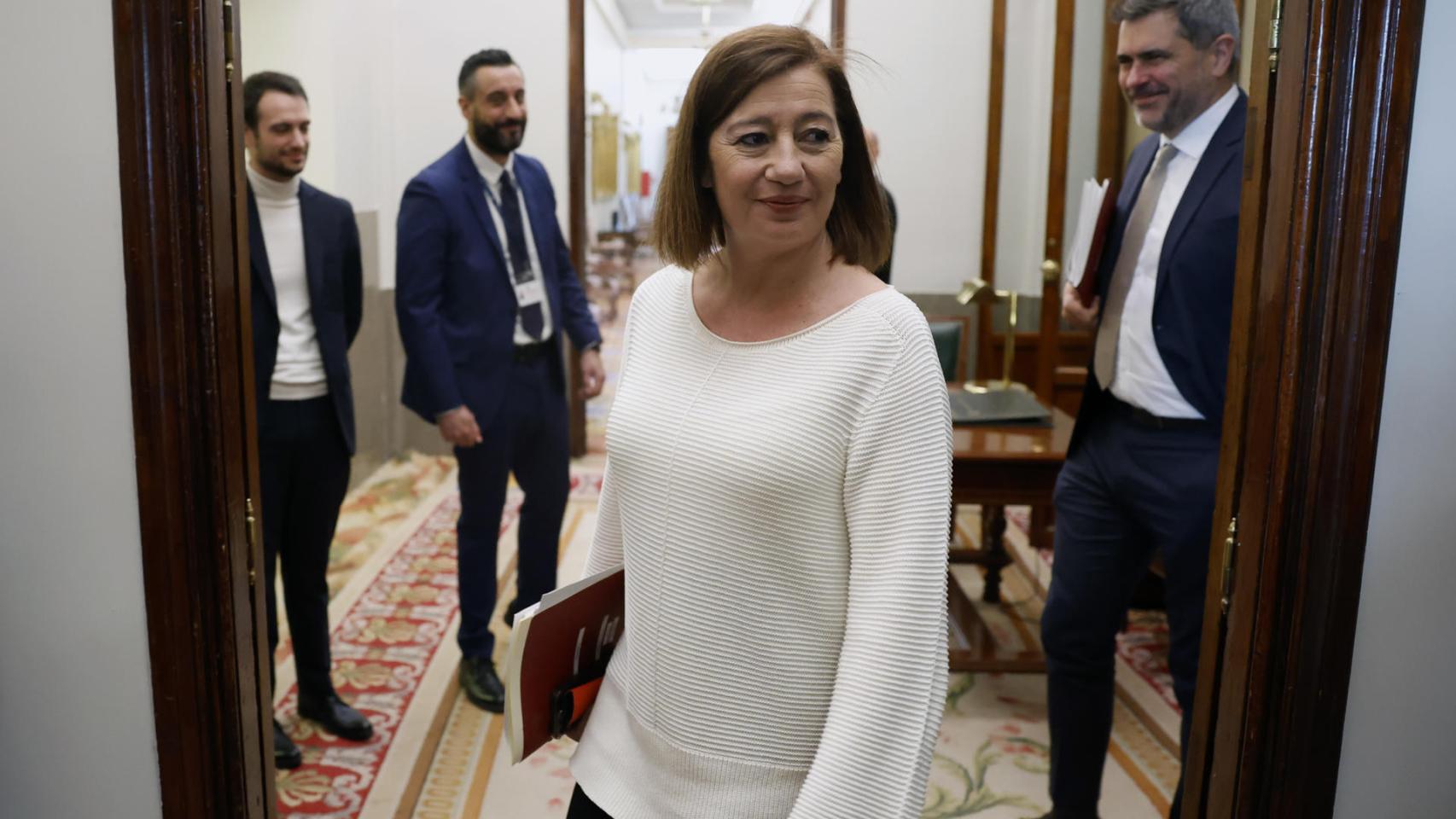 a presidenta del Congreso, Francina Armengol.