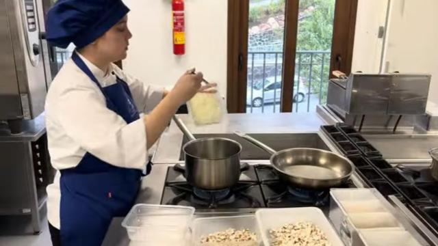 La estudiante malagueña de cocina Lucía García.